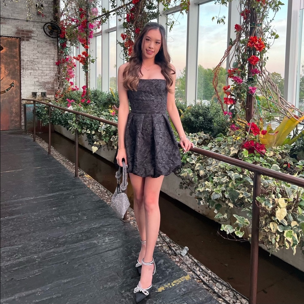 mini black dress size S